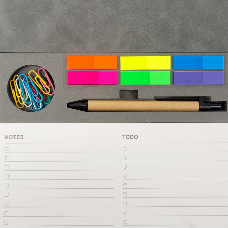 PORTA NOTAS KALEM GRIS - Imagen 5